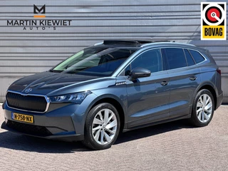 Hoofdafbeelding Škoda Enyaq iV Skoda Enyaq iV 60|SOH 90%|Warmtepomp|Trekhaak|Panoramadak|ACC|Camera
