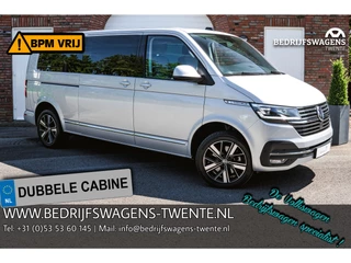 Volkswagen Caravelle T6.1 2.0 TDI 204 PK DSG L2H1 A-KLEP FULL OPTIONS DUB/CAB ACC | LED | Leder | Side Assist | Privacy glass |