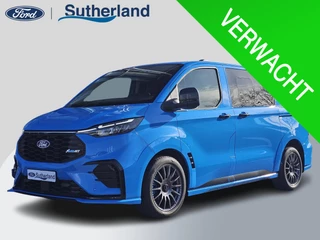 Ford Transit Custom 320 2.5 PHEV L1H1 MS-RT DC Trekhaak! | Dubbele Cabine | Dubbele zijschuifdeur | Keyless entry | Lederen sportstoelen | Elektrische zijschuifdeur | Virtual cockpit | Fabrieksgarantie tm. 16-04-2029