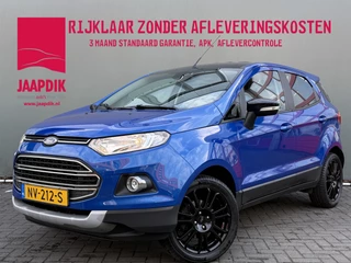 Ford EcoSport BWJ 2017 1.0 EcoBoost 126 PK Titanium S TREKHAAK | STOELVERW. | VOORRUITVERW. | HALF LEDER | BLUETOOTH | LMV | PDC