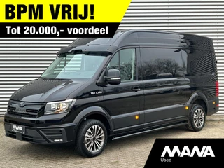 MAN TGE 3.140 L3H3 Automaat 140PK Zwart Black Lion Cruise control Carplay Camera