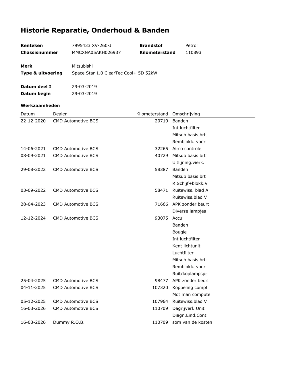 Hoofdafbeelding Mitsubishi Space Star