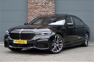 BMW 7 Serie 745Le M Sport High Executive Aut8 | Schuifdak | Luchtvering | Achterasbesturing | Adaptieve Cruise Control | Massage V+A | Zonnescherm Zijruiten | Harman&Kardon | Verwarmd Stuurwiel | Stoelventilatie | Soft-Close | HUD | Laserl