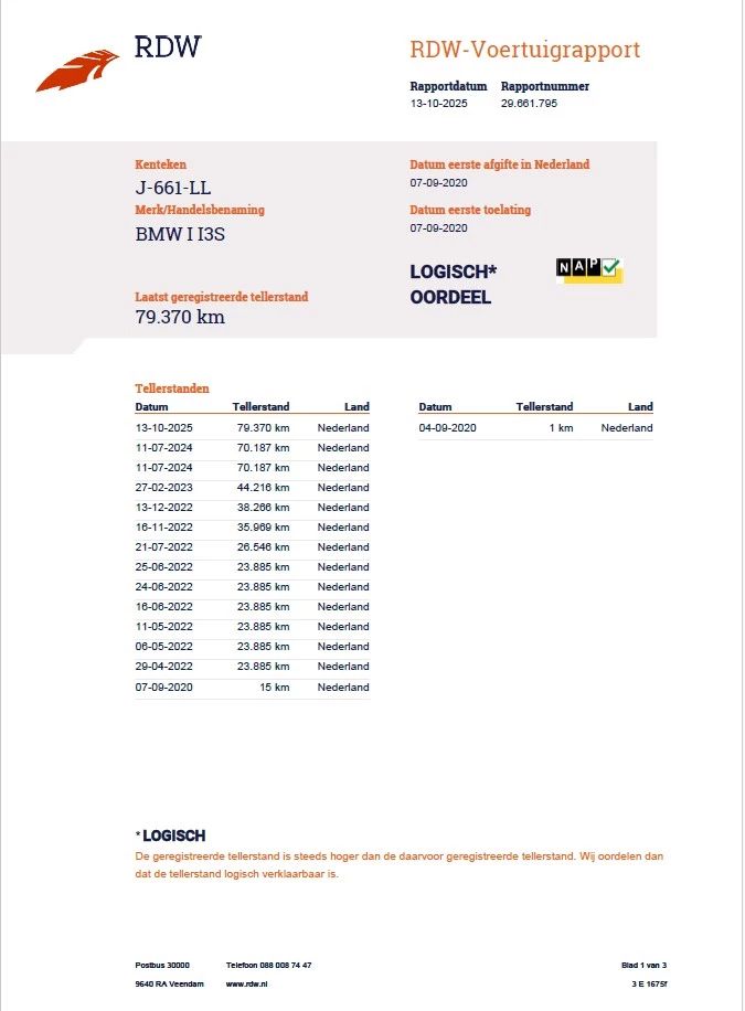 Hoofdafbeelding BMW i3