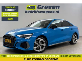 Audi A3 30 TFSI S-line Turbo Blue | Virtual | Carplay | Trekh. | Cruise | Navi | Parkeersens. | NAP