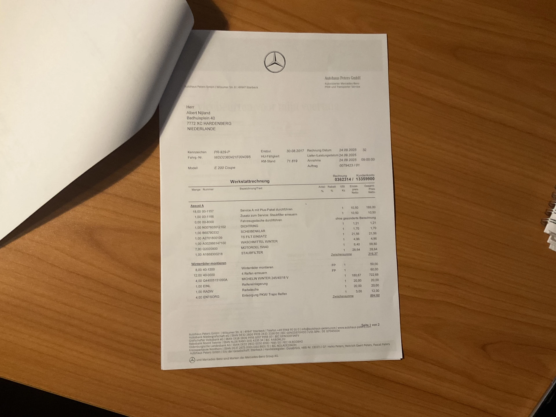 Hoofdafbeelding Mercedes-Benz E-Klasse
