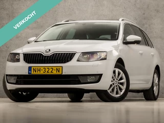 Škoda Octavia Combi 1.0 TSI Sport Automaat (SCHUIFDAK, APPLE CARPLAY, NAVIGATIE, CLIMATE, STOELVERWARMING, BRUIN LEDER, SPORTSTOELEN, CRUISE, GETINT GLAS, KEYLESS, XENON, TREKHAAK, NIEUWE APK, NIEUWSTAAT)