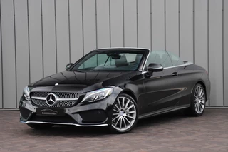 Mercedes-Benz C-Klasse Cabrio 200 AMG Aut9 | 184PK | Memory | Burmester | Carbon | Sfeerverlichting | Air-scarf | ILS | 360 Camera | Stoelverwarming | 2016.