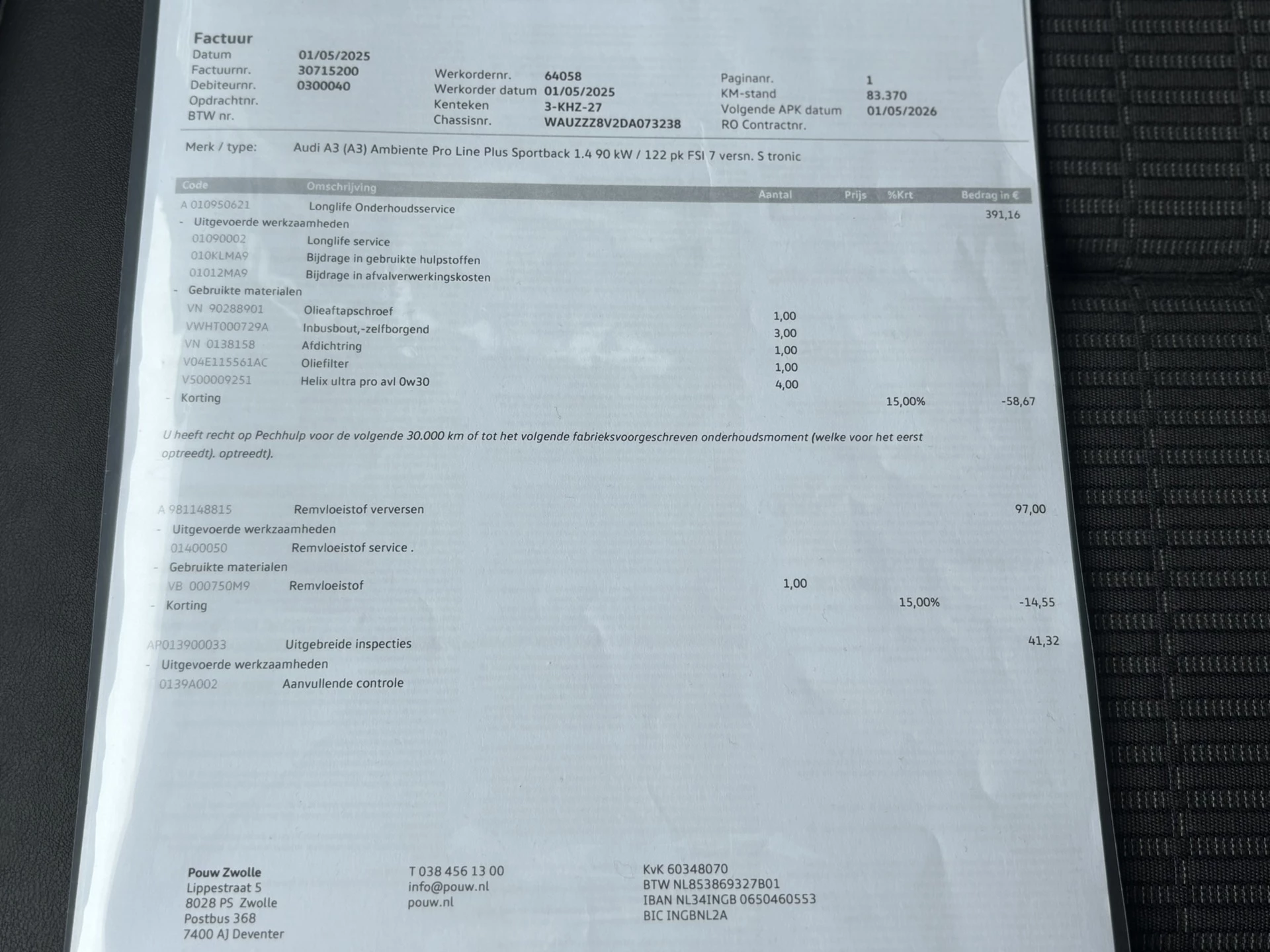 Hoofdafbeelding Audi A3