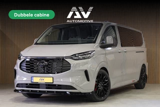 Ford Transit Custom 320 2.0 TDCI 150PK L2H1 DC LIMITED | BPM VRIJ | L+R Schuifdeur | ACC | Blind Spot | Navigatie | Camera | CarPlay | Lane Assist | Stoelverwarming | Raptor Edition | Trekhaak | Glaslook panelen | 6-Zitter | Dubbel Cabine | MODELJAAR 2025 | Verlengde fabrieksgarantie tot 12-2029