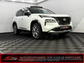 Hoofdafbeelding Nissan X-Trail Nissan X-Trail 1.5 e-4orce Tekna Plus Panoramadak, Leder, 360 Camera, Navi, Keyless start, Memory stoelen, Head-up display, Winterpakket, Cruise control adaptief, 3 jaar garantie