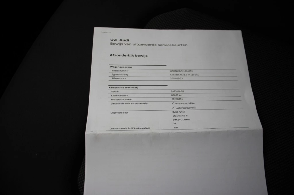 Hoofdafbeelding Audi A3