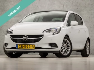 Opel Corsa 1.0 Turbo Cosmo (PANORAMADAK, 5 DEURS, SCHERM, STUUR/STOELVERWARMING, CLIMATE, GETINT GLAS, SPORTSTOELEN, LEDER, CRUISE, XENON, LM VELGEN, NIEUWSTAAT)