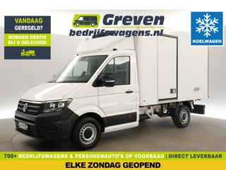 Volkswagen Crafter 35 2.0 TDI 177PK Koelwagen Bakwagen Zijdeur Airco Koelauto 3 Persoons Laadbak Achterdeuren Elektrpakket