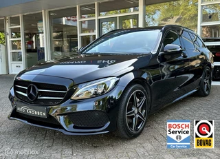 Mercedes C-klasse Estate 180 AMG-Line Led, Camera, Navi, Leer, LM..