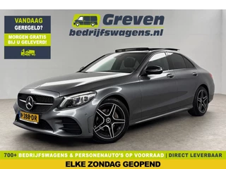 Mercedes-Benz C-Klasse 180 AMG 157PK Pano Sfeer Virtual LED 18"LMV Clima Cruise Camera Carplay Navi PDC