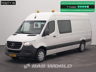 Mercedes Sprinter 316 CDI Automaat Dubbel Cabine L3H2 Navi Airco Cruise Camera Parkeersensoren MBUX CarPlay Euro6 L3 DC Doka Mixto Airco Cruise control