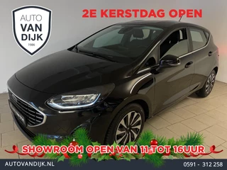 Ford Fiesta 1.0 EcoBoost Hybrid Titanium X 125PK MILD HYBRID AIRCO NAVI CRUISE APPLE CARPLAY VELGEN NIEUWSTAAT