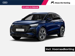 Audi Q4 e-tron 45 quattro S Edition Competition 286 PK · Assistentiepakket plus · Lichtpakket plus ambient light · Optiekpakket zwart plus