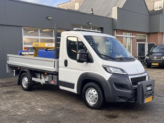 Peugeot Boxer 2.2 HDI Winterdienst Zoutstrooier Nido Open laadbak Airco Trekhaak Open laadbak Nido aansluiting voor Nido zoutstrooier 1e eigenaar Euro 5 Airco Trekhaak  pick-up p-up Sneeuw ploeg Sneeuwborstel