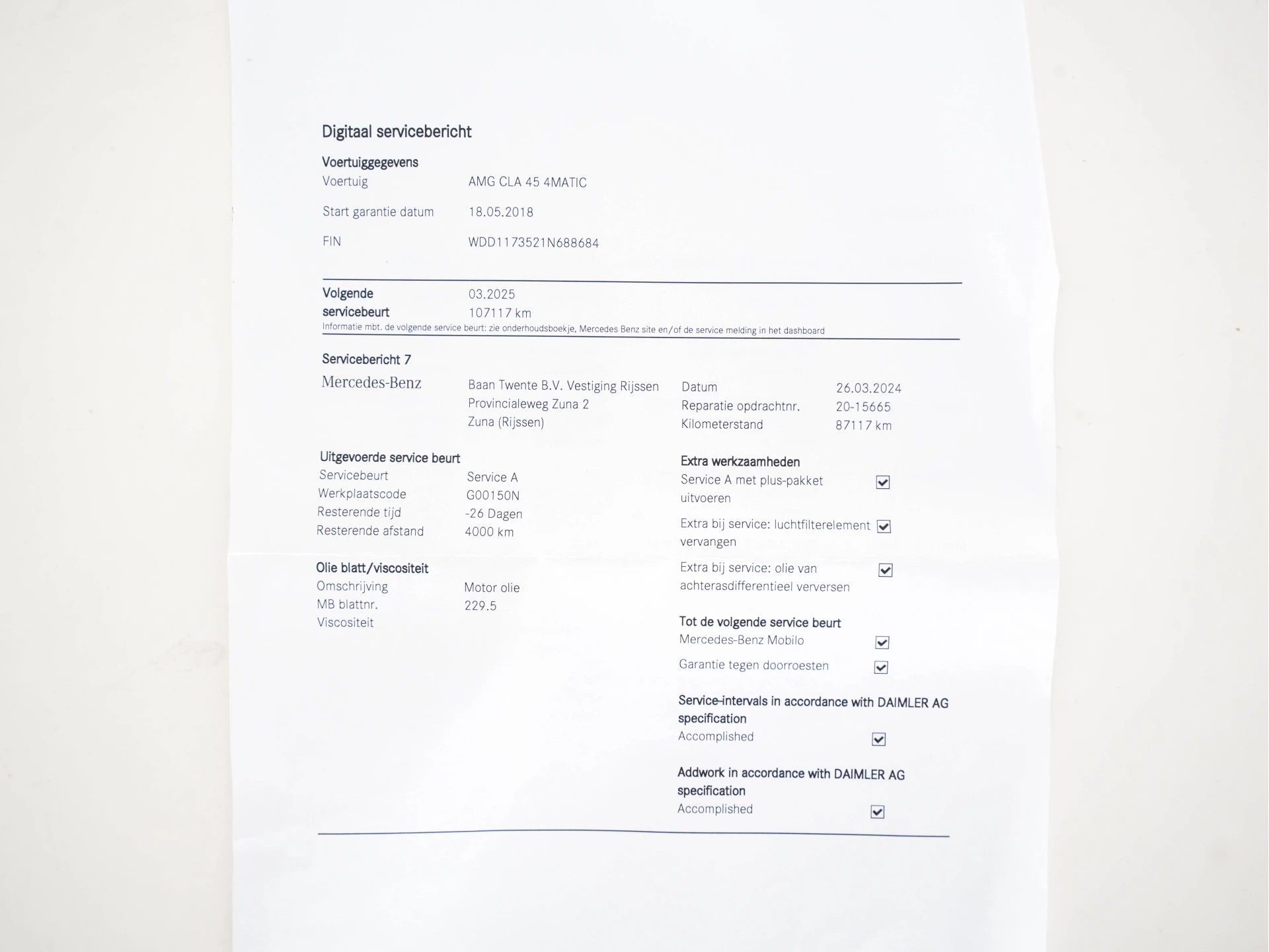 Hoofdafbeelding Mercedes-Benz CLA