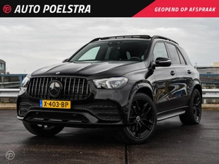 Mercedes-Benz GLE-klasse 300 d 4MATIC Premium Plus Panoramadak Luchtvering Multibeam LED Trekhaak Burmester Sfeerverlichting Leder Keyless Rondomzicht Camera 22" Night Edition