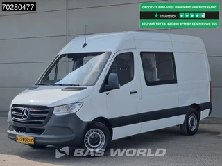 Mercedes Sprinter 314 CDI Automaat Dubbel Cabine 3,5t Trekhaak Airco Cruise Camera MBUX Doka Mixto DC 8m3 Airco Trekhaak Cruise control