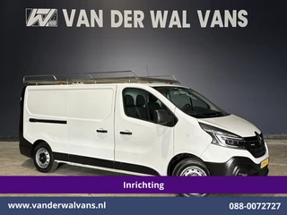 Renault Trafic 2.0 dCi 120pk L2H1 Inrichting Euro6 Airco | 2x zijdeur | Imperiaal | LED | Trekhaak | Cruisecontrol | Camera Parkeersensoren, Bijrijdersbank