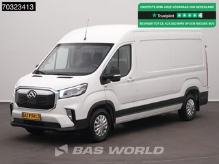 Maxus eDeliver 9 Elektrisch 72kWh 288km WLTP Stad 204PK Snelladen L3H2 LED Airco Cruise Camera Parkeersensoren Euro6 L3 Airco Cruise control