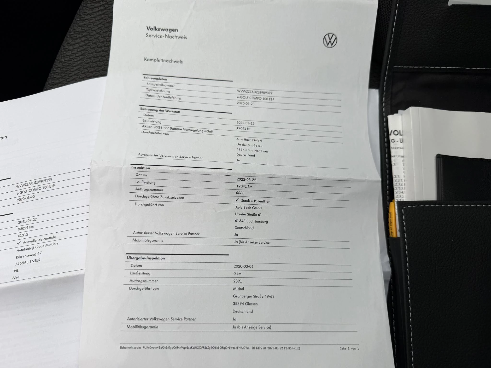 Hoofdafbeelding Volkswagen e-Golf