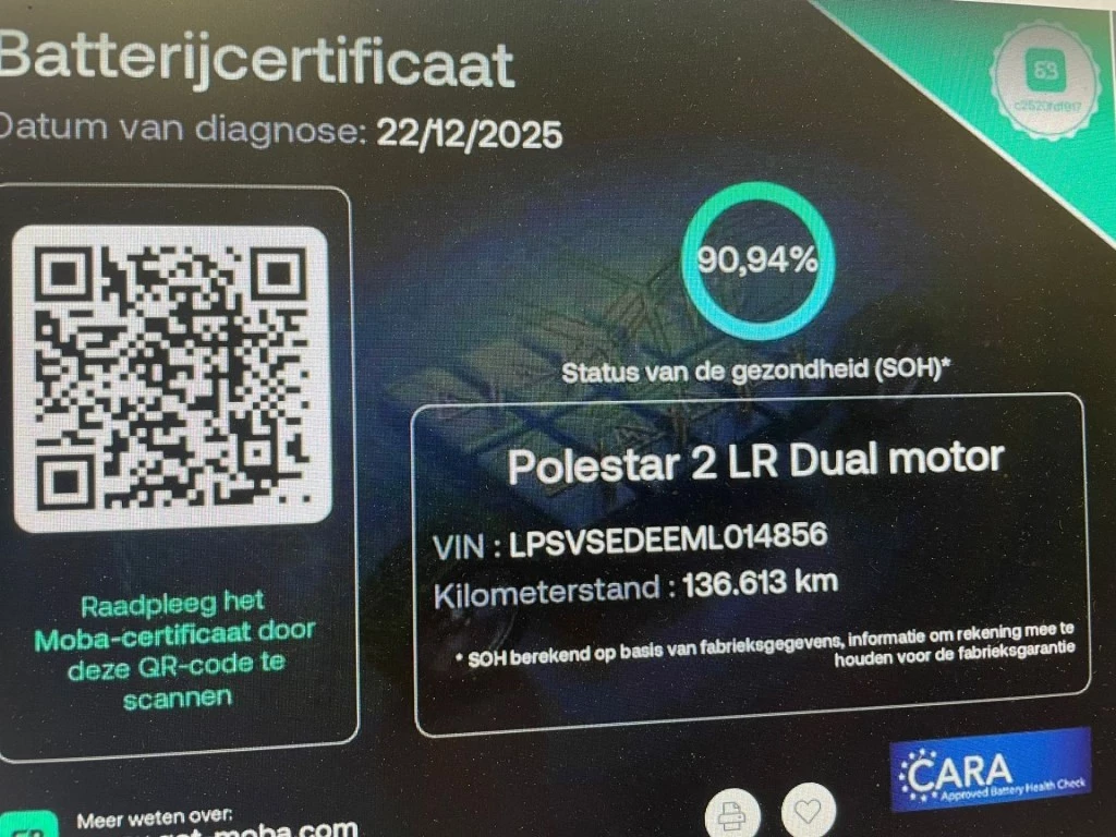 Hoofdafbeelding Polestar 2