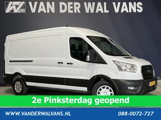 Ford Transit 2.0 TDCI 130pk L3H2 Euro6 # Airco | Navigatie | Stoelverwarming | Camera | Apple Carplay | Android Auto LED, cruisecontrol, parkeersensoren, verwarmde voorruit, 2500kg trekvermogen
