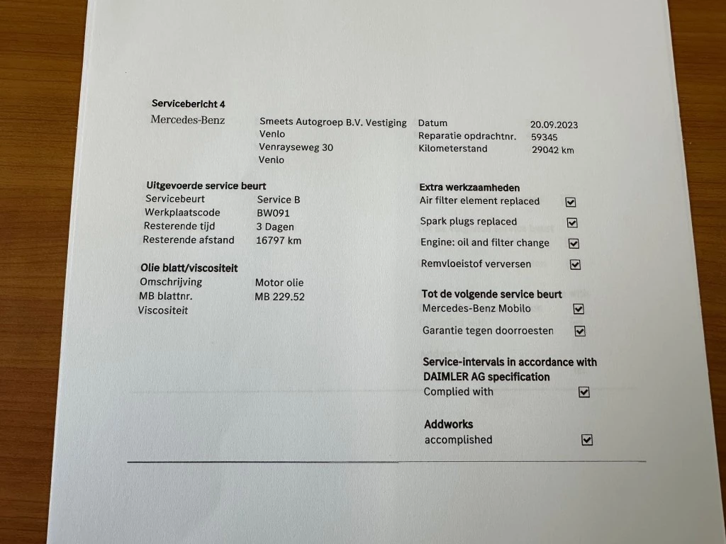 Hoofdafbeelding Mercedes-Benz B-Klasse