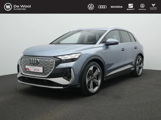 Audi Q4 e-tron 45 Edition 77 kWh 286pk | Leder/alcantara | Matrix LED | Achteruitrijcamera | Adaptive Cruise | Elektrische achterklep | Stoelverwarming