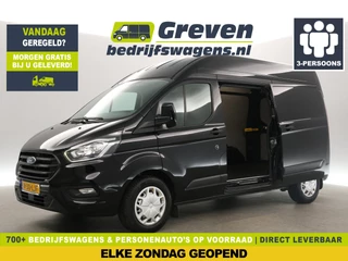 Ford Transit Custom 300 2.0 TDCI L2H2 Airco Camera Cruise 2xSchuifdeur LED 3 Persoons PDC Elektrpakket