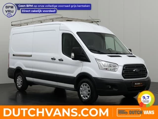 Ford Transit 2.0TDCI 130PK L3H2 | Imperiaal | Trekhaak | Navigatie | Camera | Airco | Cruise | 3-Zits