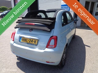 Fiat 500 C 1.0 Hybrid Launch Edition/Airco/16''Lm velgen/Half Leer/1st eig/Slechts 34000km