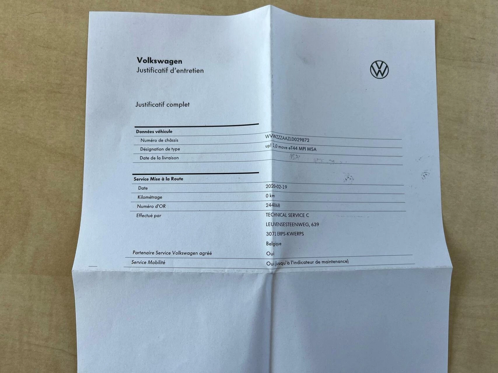 Hoofdafbeelding Volkswagen up!