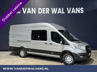 Ford Transit 2.0 TDCI 170pk L4H3 Dubbele Cabine Euro6 Airco | Camera | Apple Carplay | Android Auto | Trekhaak Cruisecontrol, Parkeersensoren, 5-Zits, Verwarmde voorruit