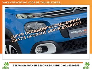Hoofdafbeelding Citroën C3 Citroen C3 1.2 PureTech Shine - Bleu Monte Carlo/Opal White - Superleuk!