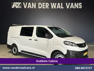 Opel Vivaro 2.0 CDTI 123pk L3H1 Dubbele Cabine Euro6 Airco | 5-zits | Camera | 2500kg trekhaak Cruisecontrol, Parkeersensoren