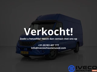 Iveco Daily 35S21V A8 Luchtvering • Automaat • W3520L L3H2 • 3.0L 207PK • Trekhaak • BPM-vrij                              Standplaats: Veghel