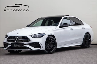 Mercedes-Benz C-Klasse 400 e 4MATIC AMG 381pk Premium Plus, Pano, Distronic, Nightpack, Burmester, HEad-Up, Memory, Digital LED