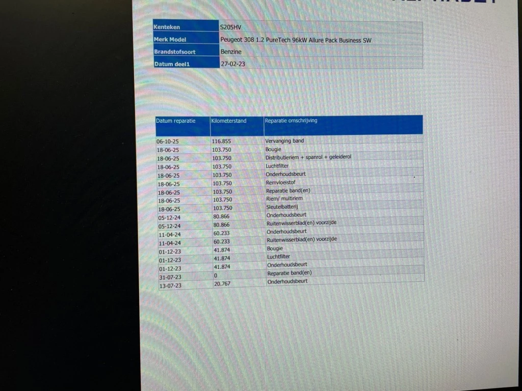 Hoofdafbeelding Peugeot 308