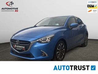 Mazda 2 1.5 Skyactiv-G GT-M |Navi|LED|CarPlay/android auto|Dodehoek|Keyless|PDC+Cam|Stoelverwarming|HUD|Parkeerhulp|Clima|