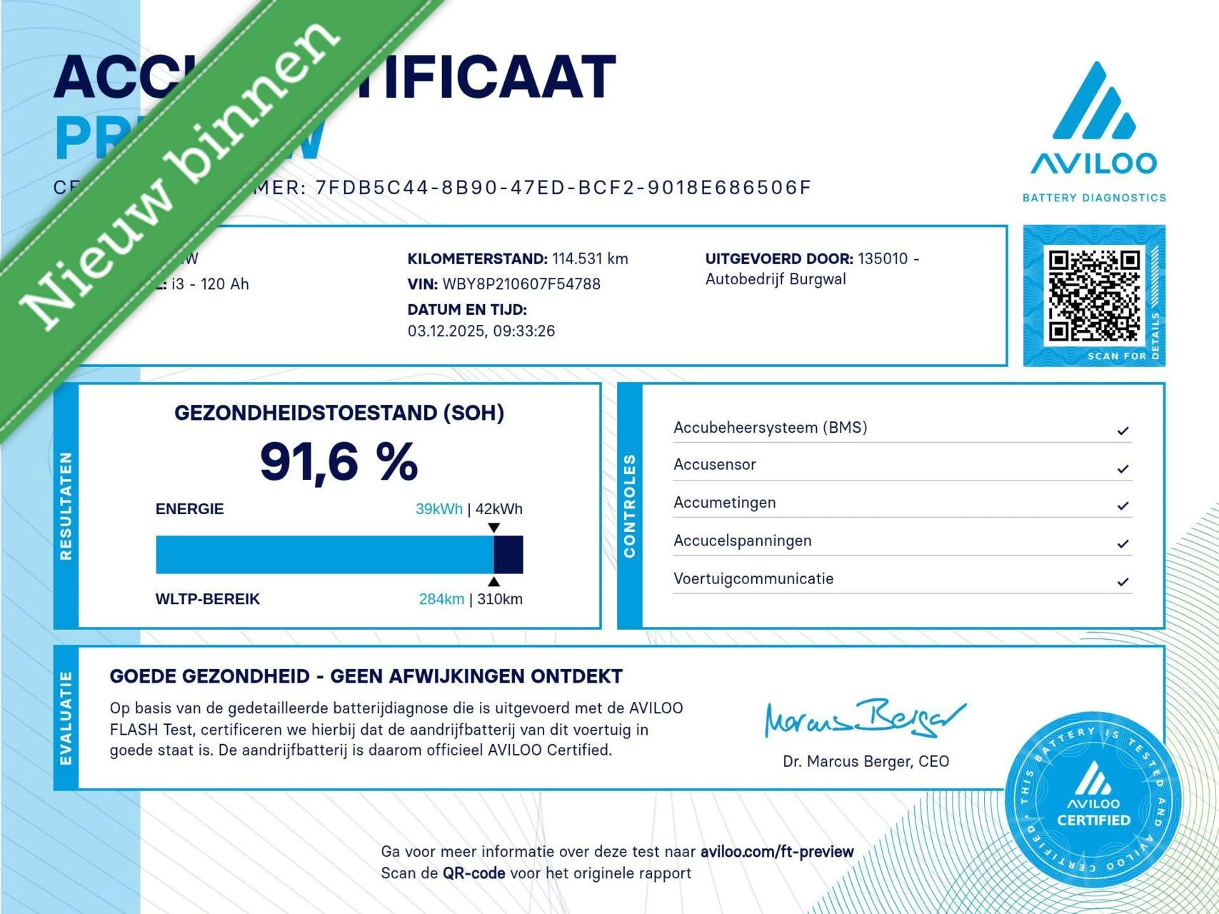 Hoofdafbeelding BMW i3