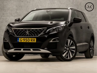Peugeot 5008 1.2 PureTech GT-Line 7 Persoons (PANORAMADAK, APPLE CARPLAY, GROOT NAVI, 360 CAMERA, LEDER, SPORTSTOELEN, LED KOPLAMPEN, KEYLESS, DAB+, NIEUWE APK, NIEUWSTAAT)