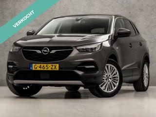 Opel Grandland X 1.2 Turbo Sport Automaat (APPLE CARPLAY, NAVIGATIE, CLIMATE, TREKHAAK, LANE ASSIST, GETINT GLAS, SPORTSTOELEN, LEDER, LENDESTEUNEN, KEYLESS, NIEUWSTAAT)