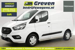 Ford Transit Custom 280 2.0 TDCI L1H1 Airco Cruise Navigatie PDC 3 Persoons Stoelverwarming Elektrpakket Trekhaak