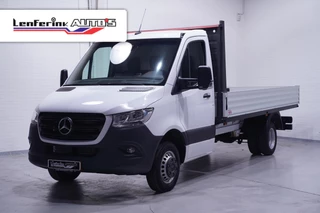 Mercedes-Benz Sprinter 515 CDI 150 pk Pick Up / Open Laadbak Dubbel Lucht Airco, Apple Carplay, Cruise Control, Nieuw ongebruikt 3-Zits